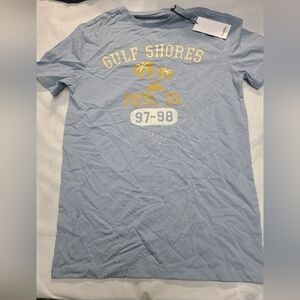 Men's Short Sleeve Graphic T-Shirt Goodfellow & Co Light Blue Size Small